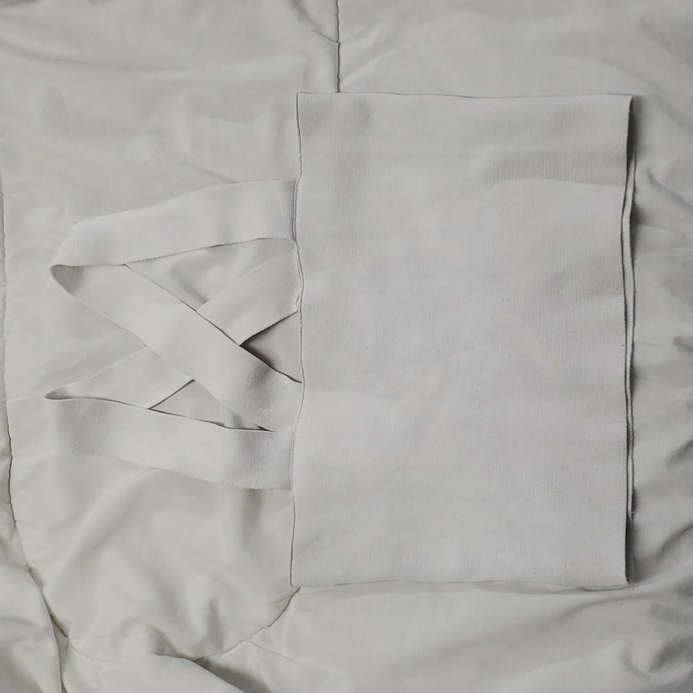White Cross Strap Tank Top